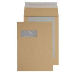 Cheap Stationery Supply of Blake Purely Packaging Manilla Window Peel & Seal Board Back Gusset 324x229x25mm 120gsm Pack 125 93901MW Office Statationery