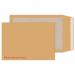 This image shows a stack of Blake branded envelopes made from sturdy board and featuring a cream, avant-garde design. The peel & seal closure is on the back pocket and the size is 324x229mm. Each envelope is 130gsm and the pack contains 100 envelopes.