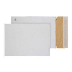 Cheap Stationery Supply of Blake Purely Packaging White Peel & Seal Padded Gusset Pocket 324x229x50mm 140gsm Pack 100 EPC4 Office Statationery