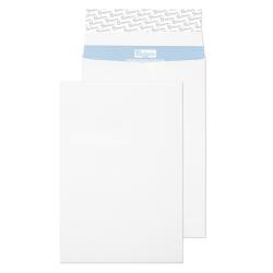 Cheap Stationery Supply of Blake Premium Secure White Window Peel & Seal Tear Resistant Gusset 324x229x25mm 125gsm Pack 20 TR9904 Office Statationery