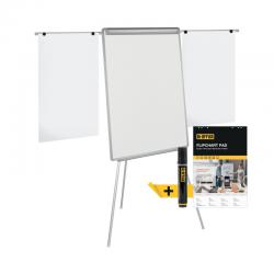 Cheap Stationery Supply of Bi-Office Easy Flipchart Easel A1 White (Extendable arms for extra pages) EA4600046 BQ50000 Office Statationery