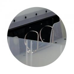 Cheap Stationery Supply of Hermes Heavy Duty 80mm 2D-Ring Polypropylene Box File A4 Black 8.BA4.001 BU00160 Office Statationery
