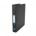 The Elba Ring Binders are a pack of 10 black A4 binders with 25mm O-rings. Each binder has 2 rings and is perfect for organizing documents and papers. The sleek, professional design makes them ideal for office use.
