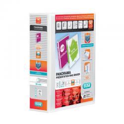 Cheap Stationery Supply of Elba Panorama 65mm 4 D-Ring Binder A4+ White (Pack of 10) 400001305 BX04846 Office Statationery