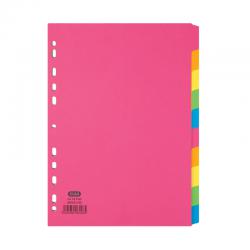 Cheap Stationery Supply of Elba 10-Part Manilla Bright Dividers 160gsm A4 Assorted 400008300 BX06426 Office Statationery