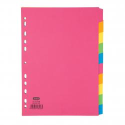 Cheap Stationery Supply of Elba 10-Part Manilla Bright Dividers 160gsm A4 Assorted 400008300 BX06426 Office Statationery