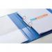 Elba Panorama 25mm 2 D-Ring Presentation Binder A4 Blue (6 Pack) 400008412 BX06512