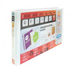 Cheap Stationery Supply of Elba Panorama 30mm 4 D-Ring Pres Binder A3 Wht (Pack of 2) 400008435 BX06561 Office Statationery