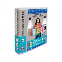 Cheap Stationery Supply of Elba Polyvision A4 Maxi Clear 40mm 4 D-Ring Presentation Binder (Pack of 10) 100201797 BX70900 Office Statationery