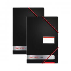 Cheap Stationery Supply of Elba Black n Red Display Book 20 Pocket A4 (Pack of 2) BX810418 Office Statationery