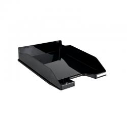 Cheap Stationery Supply of Contour Ergonomics Letter Tray Glossy Black CE06112 CE06112 Office Statationery