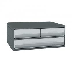 Cheap Stationery Supply of CEP MoovUp 3 Drawer Module Polystyrene Grey 1090216361 CEP01471 Office Statationery