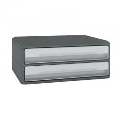 Cheap Stationery Supply of CEP MoovUp 2 Drawer Module Polystyrene Grey 1090116361 CEP01473 Office Statationery