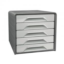 Cheap Stationery Supply of Smoove by CEP Recycled 5 Drawer Desktop Module Grey 1071116361 CEP01537 Office Statationery