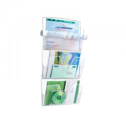 Cheap Stationery Supply of CEP Crystal Reception Wall File (Pack of 3) 170 CRYSTAL CEP70110 Office Statationery