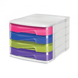 Cheap Stationery Supply of CEP Pro Happy 4 Drawer Module 394H MULTI CEP94381 Office Statationery