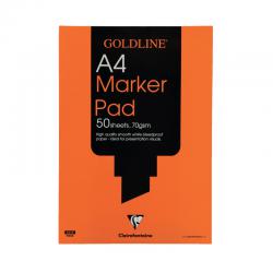Cheap Stationery Supply of Clairefontaine Goldline A4 50 Sheet 70gsm Acid-Free Bleedproof Paper Marker Pad GPB1A4 CHGPB1A4 Office Statationery