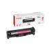 A vibrant and colorful image, the Canon Ink Cartridges Canon 718M Toner Cartridge Magenta 2660B002 CO62857 features a sleek and compact design. The cartridge is filled with rich magenta ink, ready to produce crisp and vivid printouts. The Canon logo and model number are clearly displayed on the packaging, providing a professional and trustworthy appearance.