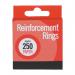 County Stationery Paper Reinforcements x250 (Pack of 12) C334 CTY7524
