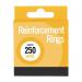County Stationery Vinyl Reinforcements x250 (Pack of 12) C336 CTY7548
