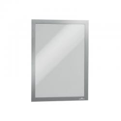 Cheap Stationery Supply of Durable Duraframe Self-Adhesive A4 Silver (Pack of 2) 4872/23 DB40488 Office Statationery