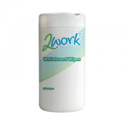 Cheap Stationery Supply of 2Work Whiteboard Cleaning Wipes (Pack of 100) DB50372 DB50372 Office Statationery