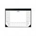 Durable Clear Overlay Calendar Desk Mat 65x52cm Black 729101 DB70113