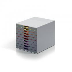 Cheap Stationery Supply of Durable Varicolor A4 Drawer Box with 10 Colourful Drawers 7610/27 Office Statationery
