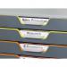 Durable VARICOLOR Desktop Organiser 10 Drawer Colour Coded Modular Storage A4+ 761027 DB70161