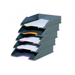 Cheap Stationery Supply of Durable Varicolor Letter Tray Assorted (Pack of 5) 770557 DB70195 Office Statationery