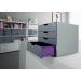 Durable VARICOLOR SAFE 4 Drawer Lockable GDPR Colour Coded Desktop Storage A4+ 760627 DB70241