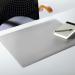 Durable Desk Mat Contoured Edge 530 x 400mm Grey 710210 DB71004