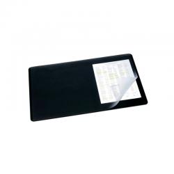 Cheap Stationery Supply of Durable Desk Mat with Overlay W530 x D400mm Black/Clear 7202/01 DB720201 Office Statationery