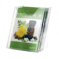 Cheap Stationery Supply of Durable Combiboxx Portrait Literature Holder Transparent 3 X A4 8580/19 DB80342 Office Statationery