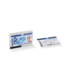 Cheap Stationery Supply of Durable Duo Pushbox Security Pass Holder Transparent (Pack of 10) 892119 DB80878 Office Statationery