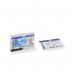 Durable PUSHBOX Duo 2 Card Security Pass ID Holder Clear (Pack of 10) 892119 DB80878