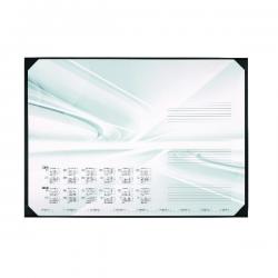Cheap Stationery Supply of Durable Bright Curves Calendar Desk Mat 590 x 420mm 7314 DB98699 Office Statationery