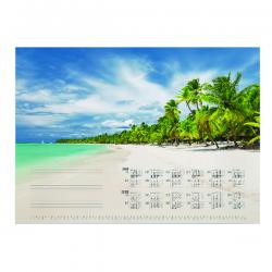 Cheap Stationery Supply of Durable Tropical Beach Calendar Mat Refill 570 x 410mm 7321 DB98701 Office Statationery