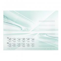Cheap Stationery Supply of Durable Bright Curves Calendar Desk Mat Refill 570 x 410mm 7324 DB98707 Office Statationery