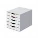 Durable VARICOLOR Desktop Organiser 5 Drawer Colour Coded Modular Storage A4+ 762527 DB99326