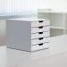 Durable VARICOLOR Desktop Organiser 5 Drawer Colour Coded Modular Storage A4+ 762527 DB99326