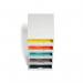 Durable VARICOLOR Desktop Organiser 5 Drawer Colour Coded Modular Storage A4+ 762527 DB99326