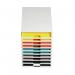Durable VARICOLOR Desktop Organiser 10 Drawer Colour Coded Modular Storage A4+ 763027 DB99327