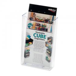 Cheap Stationery Supply of Deflecto DL Clear Flat Back Literature Holder DE76001 DF76091 Office Statationery