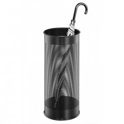 Cheap Stationery Supply of Durable UMBRELLA STAND Metal Round 28.5L Perforated Rim Black Office Statationery
