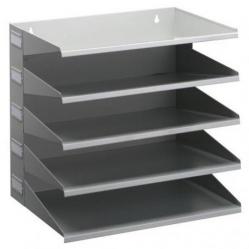 Cheap Stationery Supply of Durable SORTER RACK 5 trays A4/Folio format Grey Office Statationery