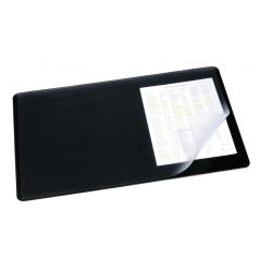 Cheap Stationery Supply of Durable Desk Mat with Clear Overlay 40 x 53cm Black Pack of 5 Office Statationery