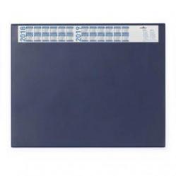 Cheap Stationery Supply of Durable DESK MAT with Annual Calendar & Clear Overlay Dark Blue Pack of 5 Office Statationery