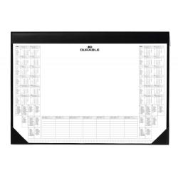 Cheap Stationery Supply of Durable Desk Mat with Calendar Pad 59 x 42cm Black Pack of 5 Office Statationery