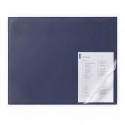 Cheap Stationery Supply of Durable Desk Mat with Edge Protector 65 x 52cm Dark Blue Pack of 5 Office Statationery